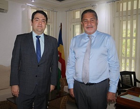 Ambassador A.Kozhin meets with Minister for Foreign Affairs and Tourism Ambassador A.Kozhin meets with Minister for Foreign Affairs and Tourism